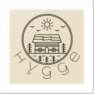 Hygge Cabin Posters and Art